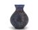 Vase bleu moucheté en céramique de Bernard Buffat, années 70