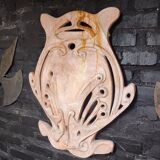 Hector Guimard Parisian metro medallion in fiber plaster