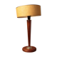 Desk lamp wood foot style mazda vintage 1950