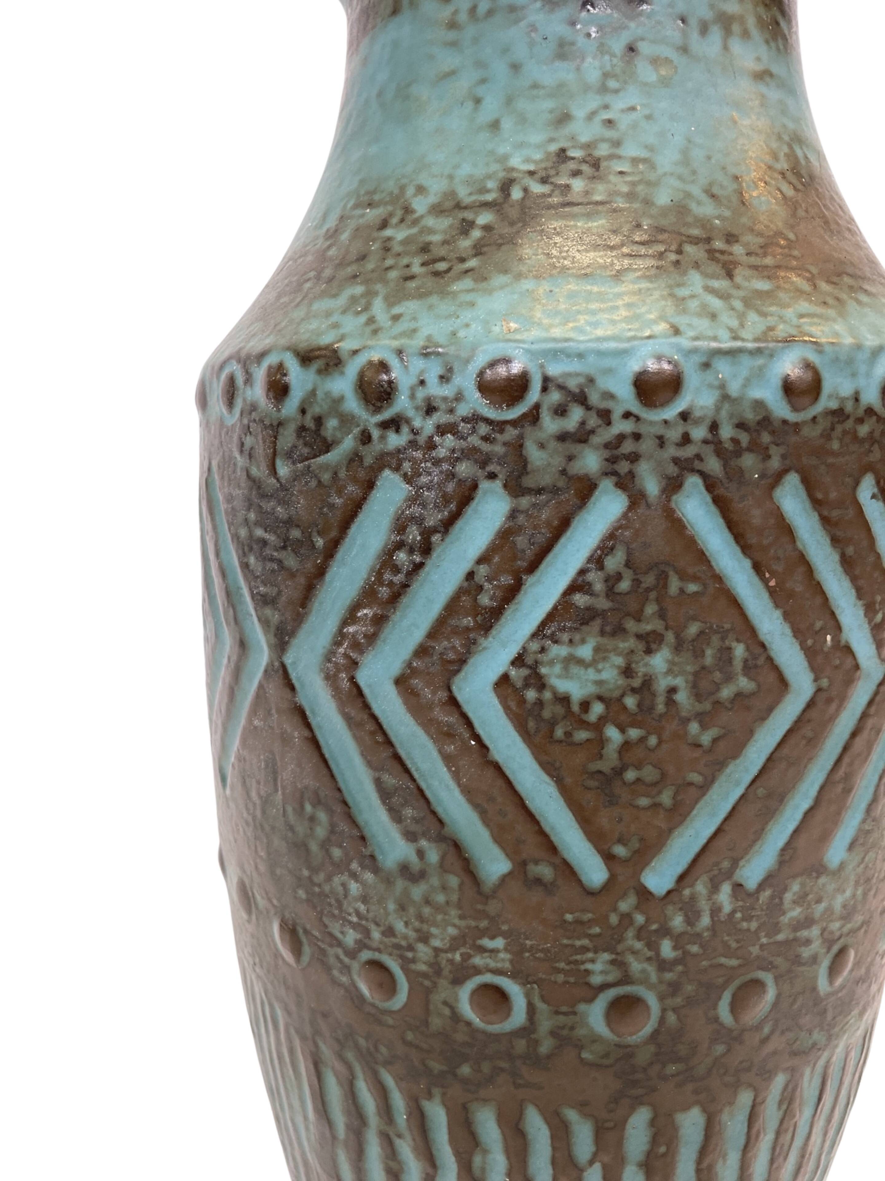 West Germany ceramic vase 44 cm
