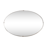 Beveled mirror oval 50 61 x 46 cm