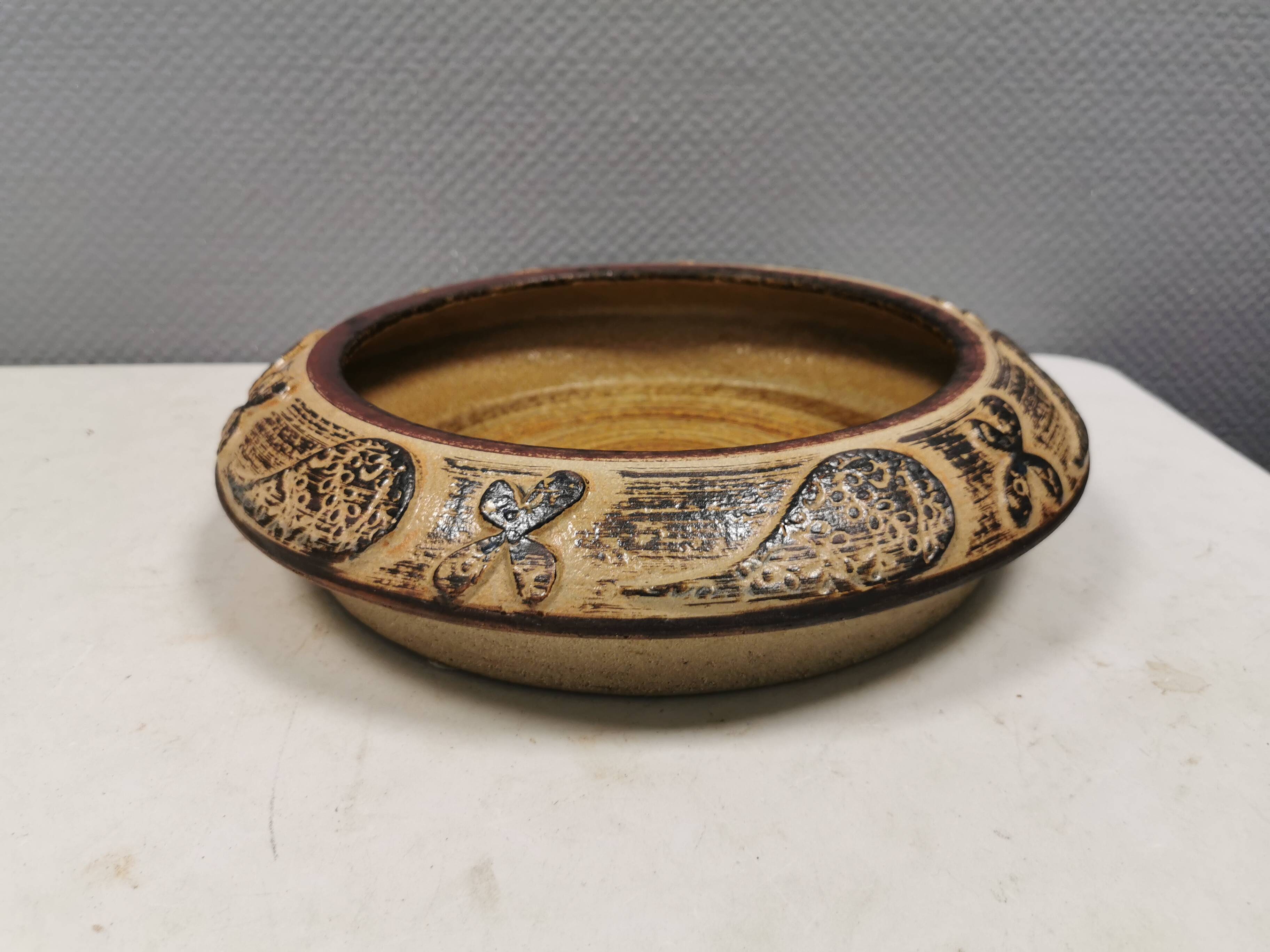 Large Haico Nitzsche bowl from Danish Søholm 1970s.