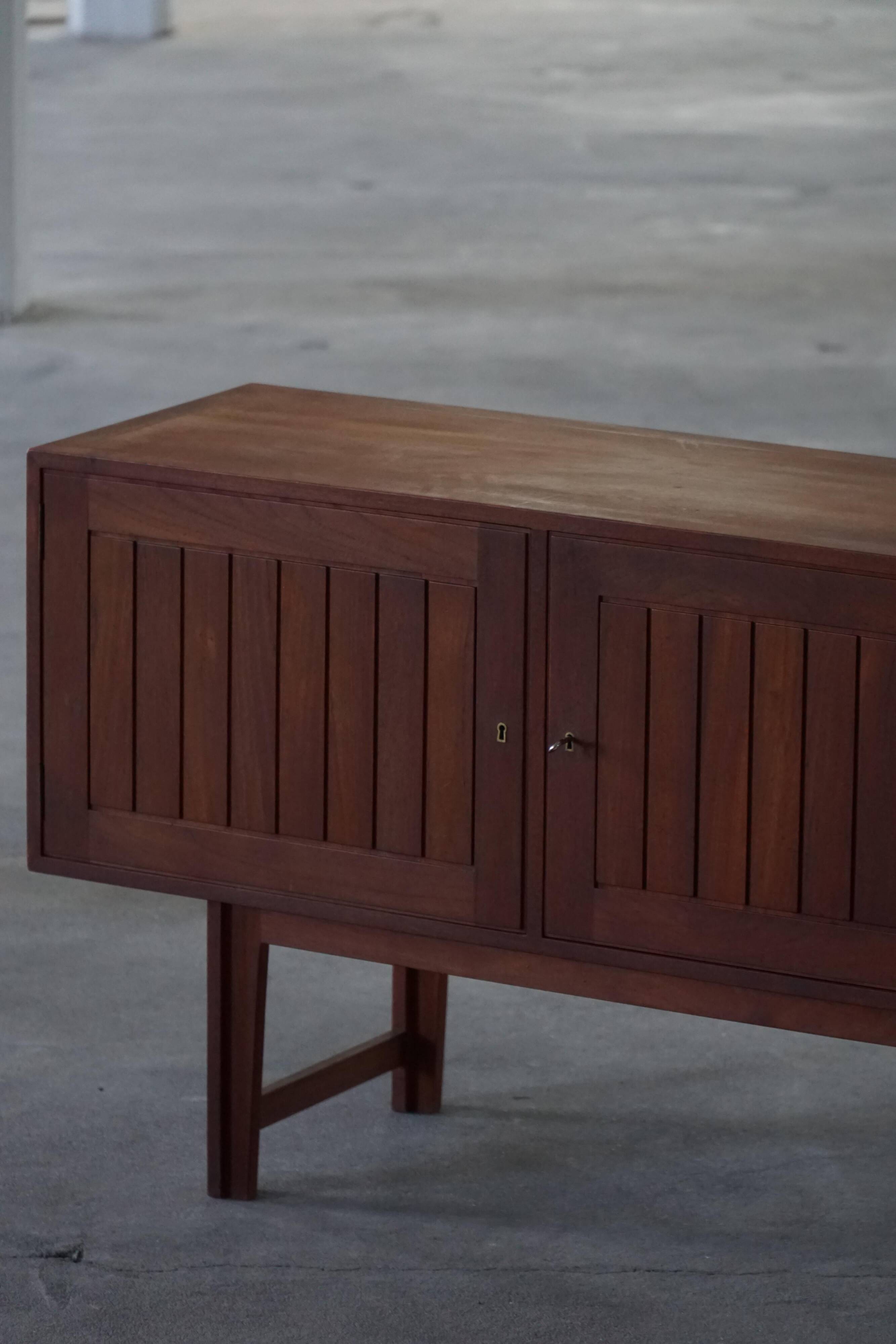 Kurt Østervig, teak buffet base, VAMO, modern Scandinavian mid-century, 1960s
