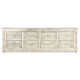 Large buffet in old patinated teak