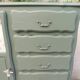 Armoire ancienne Green Smoke – Toile de Jouy .