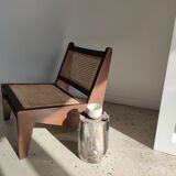 Side table in petrified wood