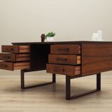 Bureau en palissandre, design danois, années 1960, designer : Torben Valeur & Henning Jensen, fabricant : Dyrlund