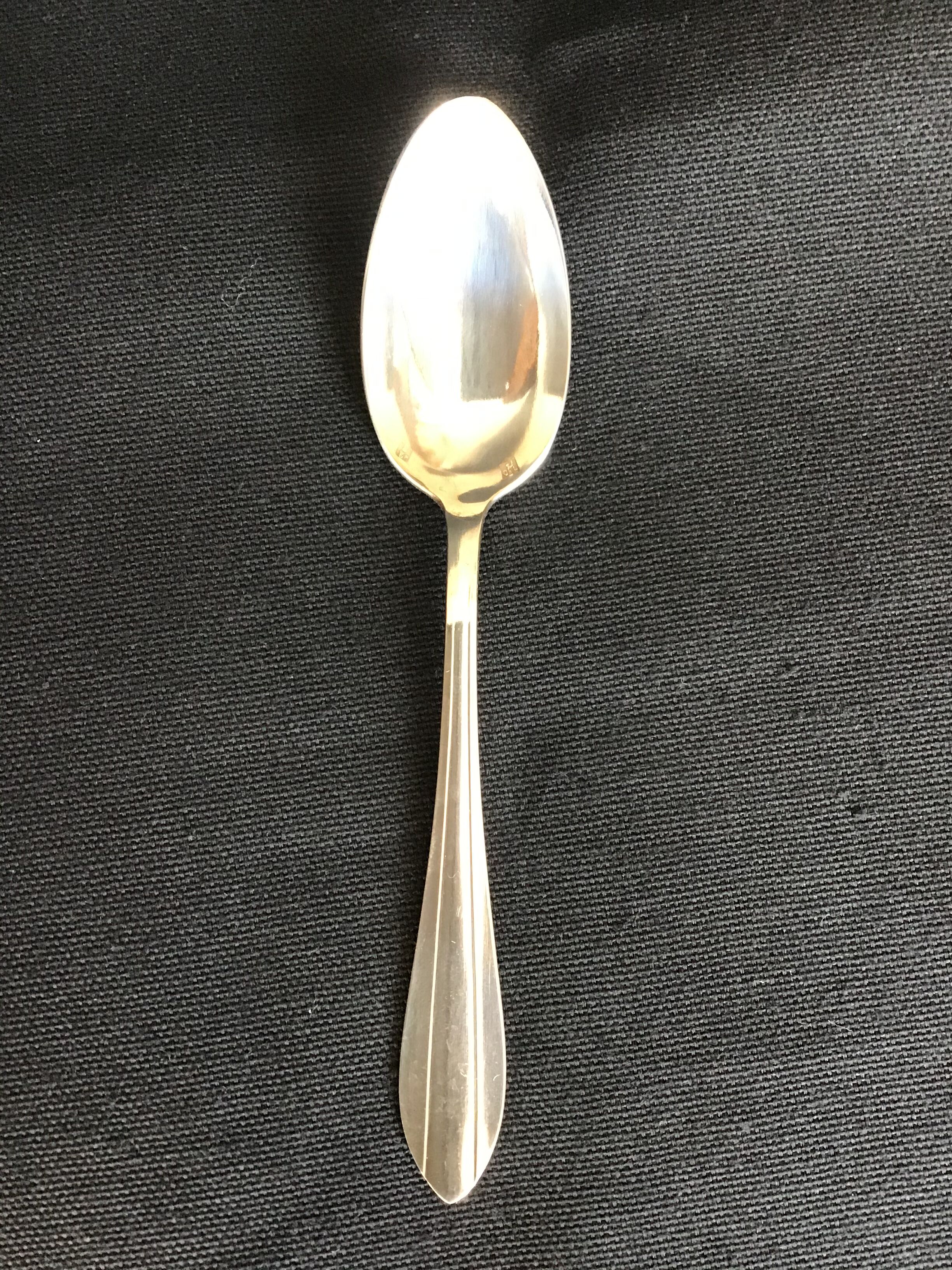 12 Liberty silver metal dessert spoons