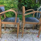Pair of bridge chairs