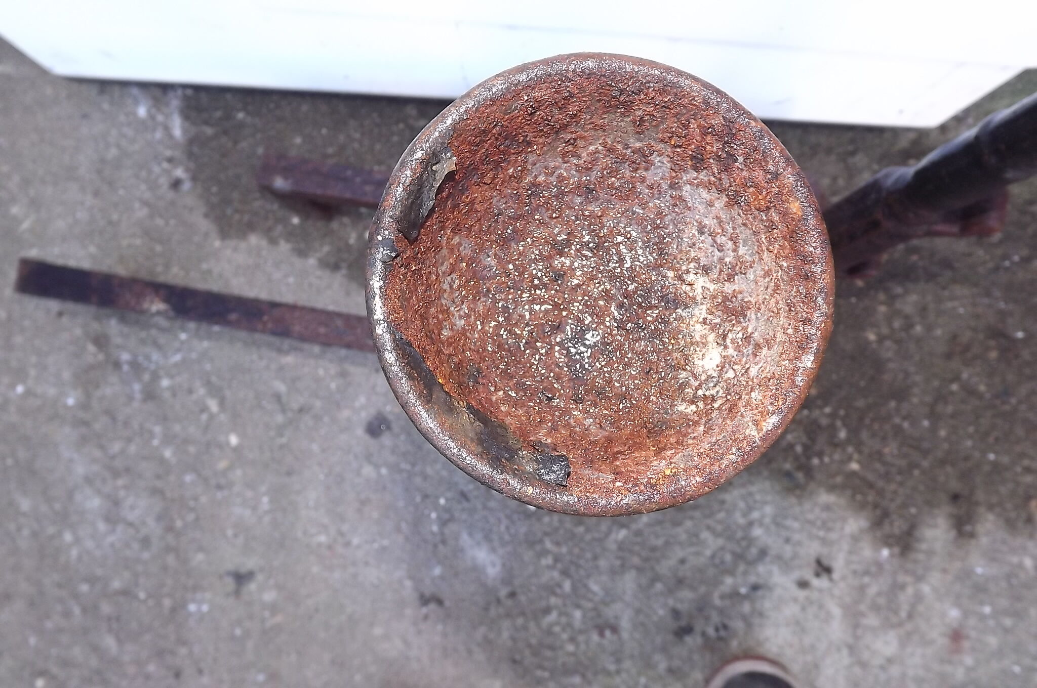 Pair of andirons in the XIXth cast