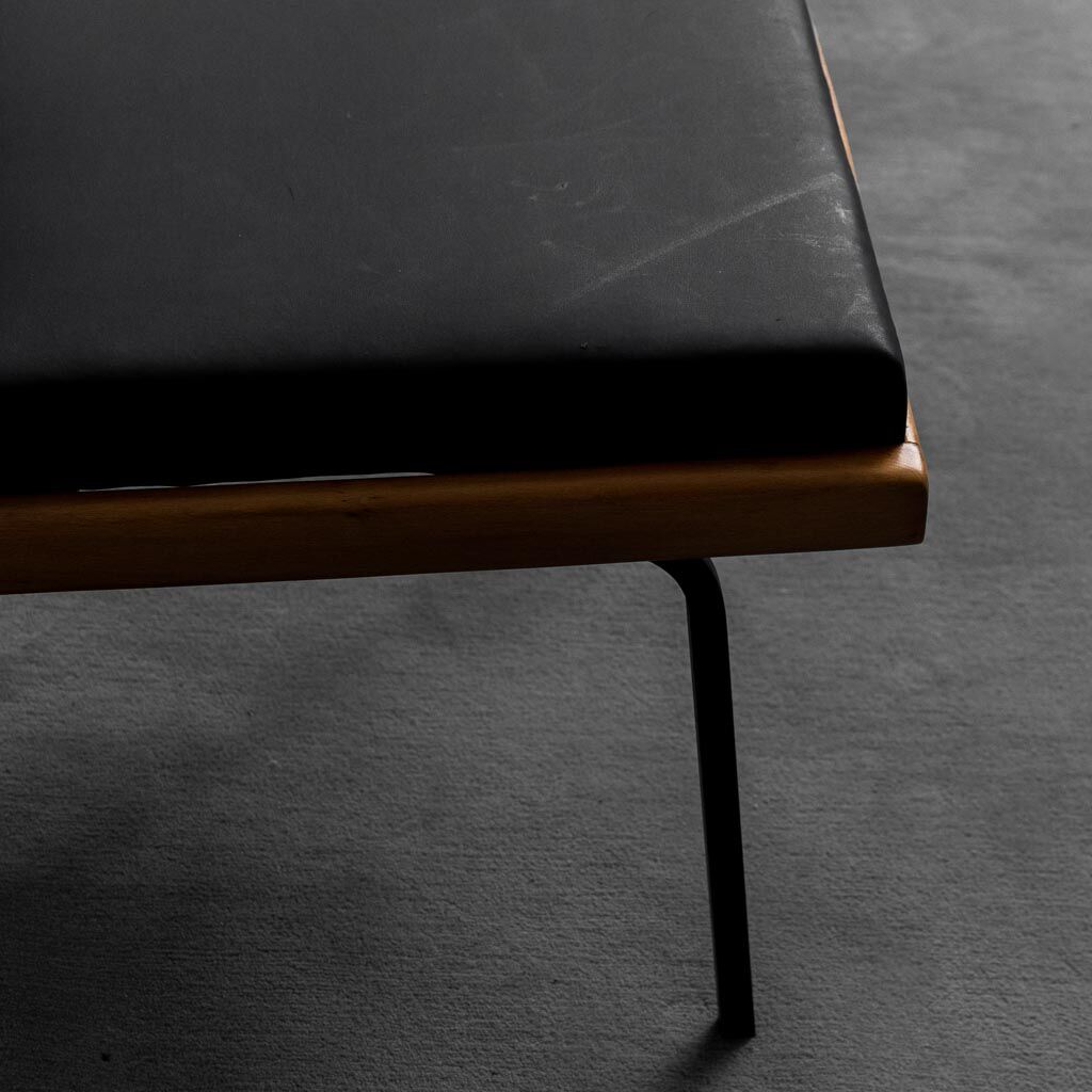 Set due poltrone tavolino legno metallo anni ’60 vintage modernariato