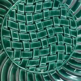 Vallauris Table basket, braids, twists and openwork