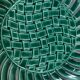 Vallauris Table basket, braids, twists and openwork