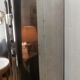 Bright artist's box mirror in chrome metal