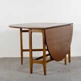 Table à abattants en teck du milieu du siècle. Style vintage moderne/rétro/danois.