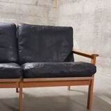 Model Capella teak sofa by Illum Wikkelsø for Niels Eilersen, 1960s