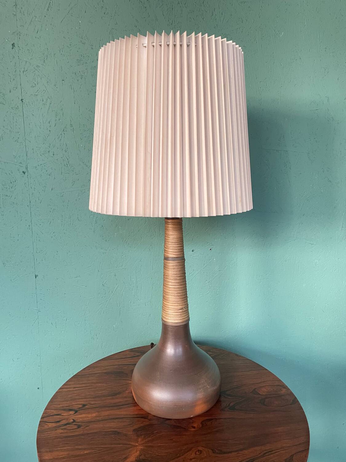 Herman A. Kähler for Le Klint Pottery Table Lamp