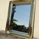Vintage brass mirror 1970 France