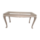 Queen Ann style coffee table in cherry - White