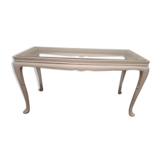 Queen Ann style coffee table in cherry - White