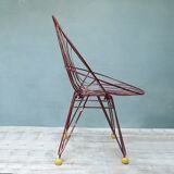 Metal basket Chair years 50