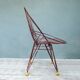 Metal basket Chair years 50