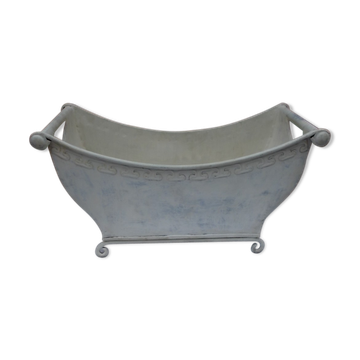 Vintage tin planter