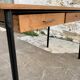 Modernist wood and metal office