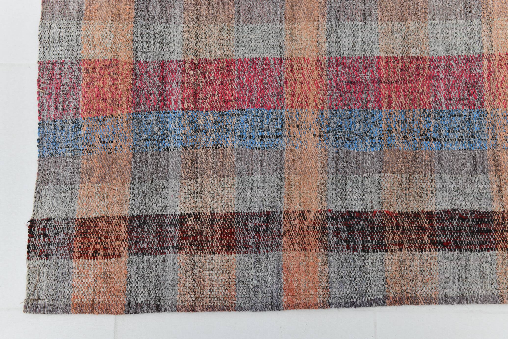 5x8 Shades Of Multicolor Handmade Kilim Rug, 160x258Cm