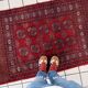 Handmade Indian Indian vintage rug 100cm x 151cm 1950s