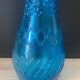 Large blue Italian glass vase