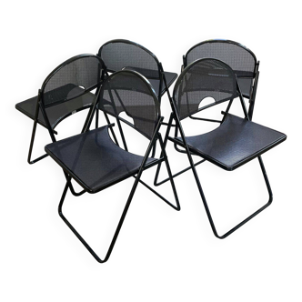 5 chaises pliantes vintage par Fly line, Italie