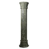 Large carved wooden columns