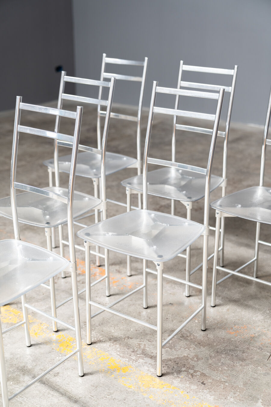 Dining Chairs by Opera Design for Ycami Italia, 1980s, Set of 6