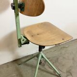 Green Industrial Workshop Chair, 1950s