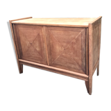 Massive teak sideboard