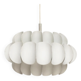 Mid-century white metal Swiss suspension by H. Zender for Temde.