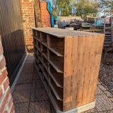 Wooden locker cabinet