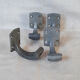 Vintage cast aluminium wall hooks