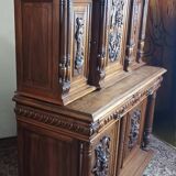 Renaissance two-body sideboard in walnut