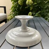 Set of 2 heel plates and one compote dish art deco, Boch La Louvière