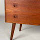 Scandinavian teak chest of drawers from the 1960s.