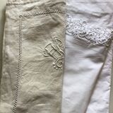 New linen pillowcase embroidered AC day double checkerboard