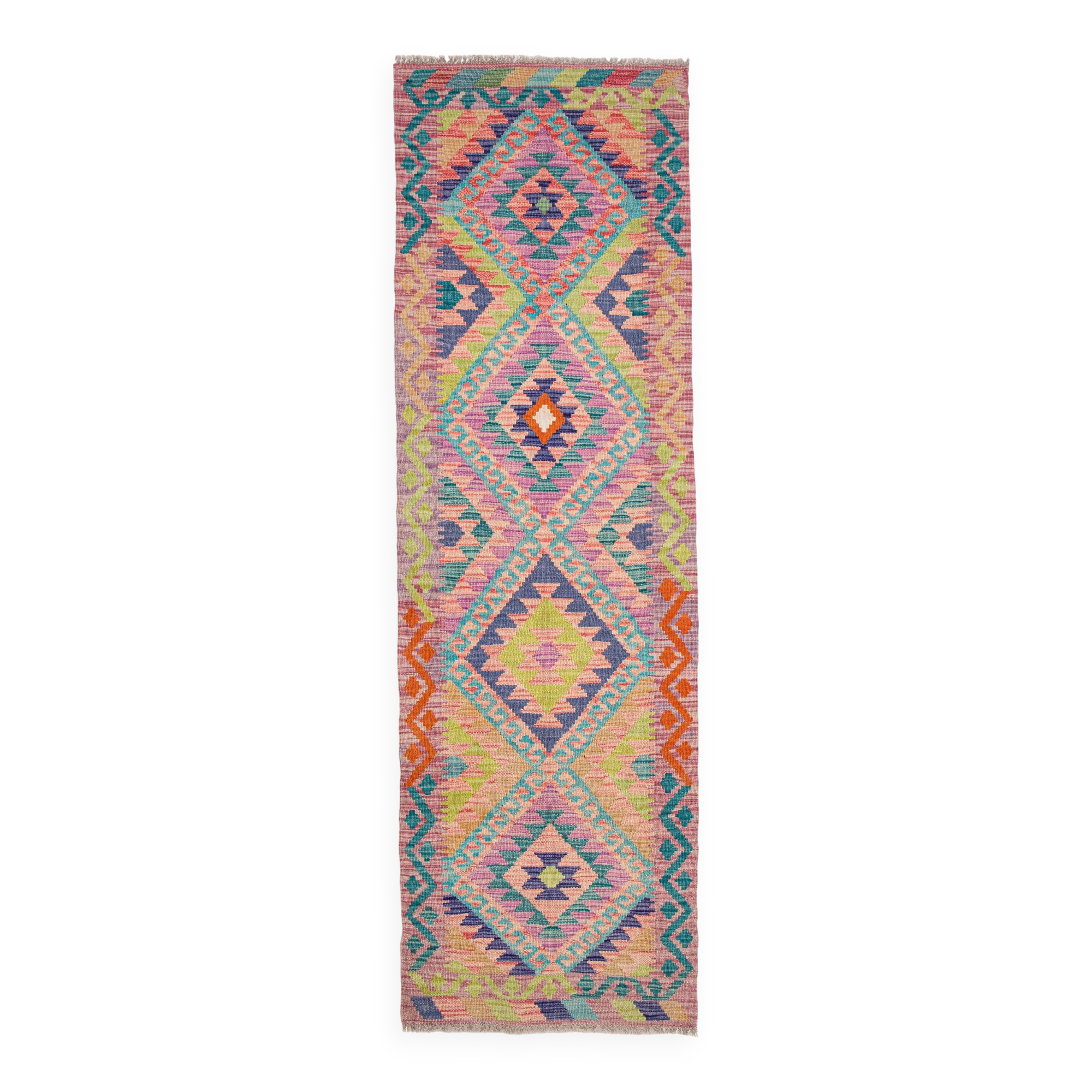 Afghan Pashtun Kilim Runner 204 x 61 cm