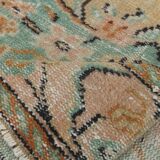 3x10 Light Green & Cream Antique Vintage Runner Rug, 80x296Cm