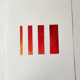 Minimalist geometric painting