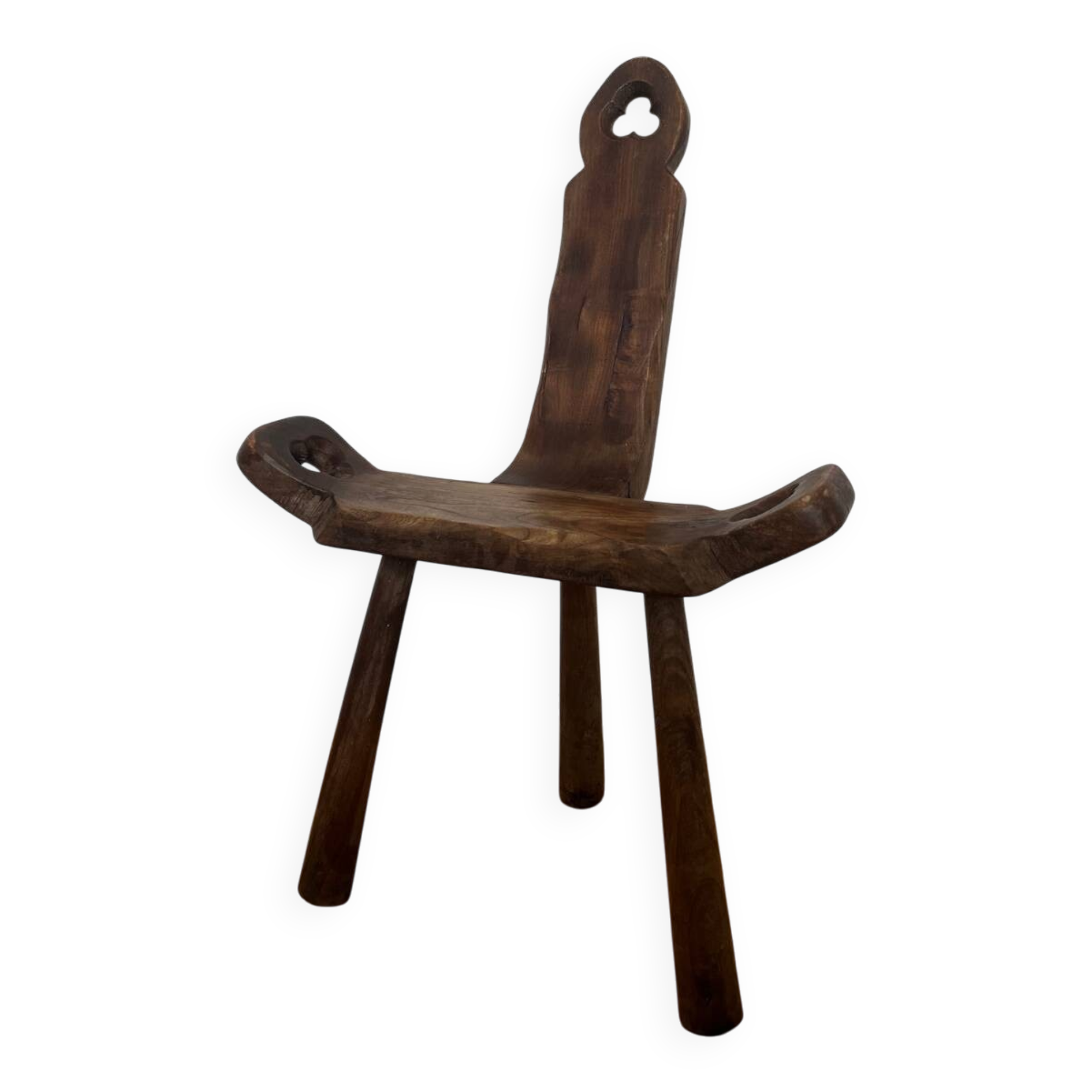 Brutalist tripod chair