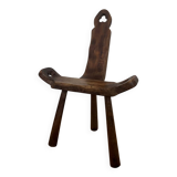 Brutalist tripod chair