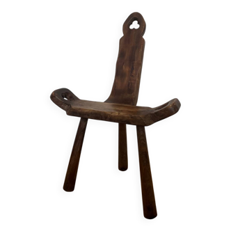 Brutalist tripod chair