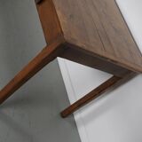 Antique Elm 19th Century French Rustic Farmhouse Dining Table